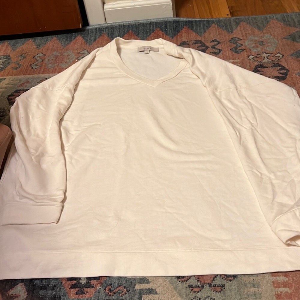 Loft Tunic sweatshirt tan XXL